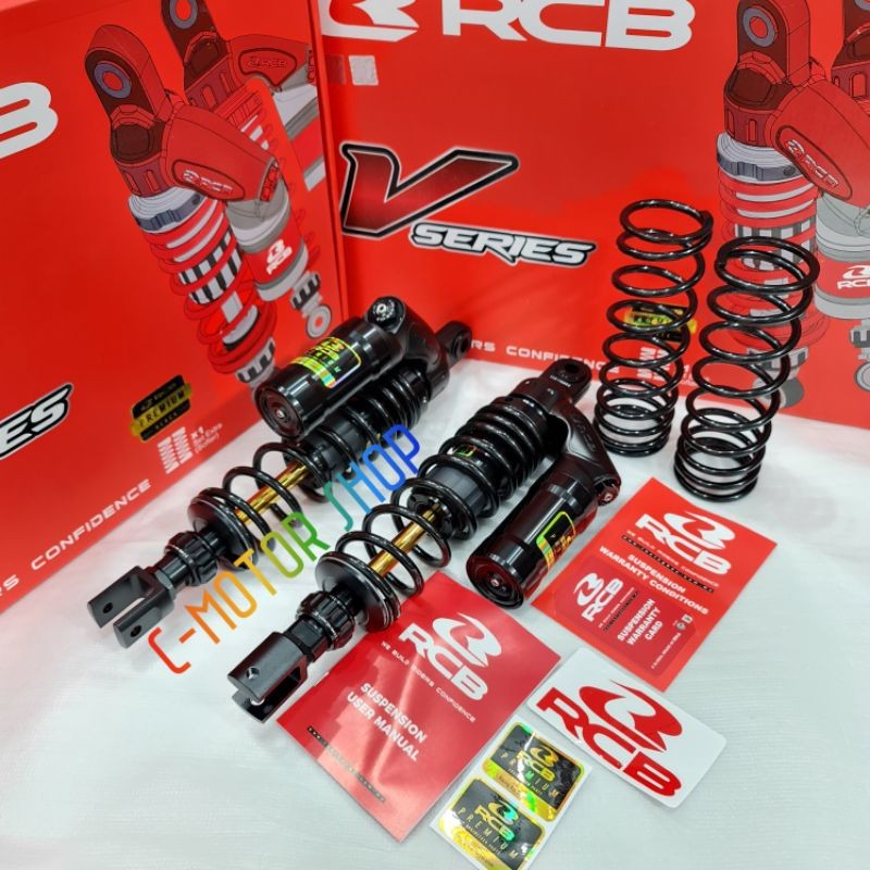Shock Shockbreaker RCB VD BLACK SERIES PREMIUM Nmax Old, Nmax New, Aerox New, Aerox Old, Pcx 150 New
