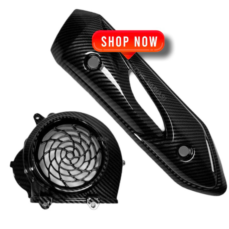 PAKET CARBON BEAT KARBU BEAT KARBURATOR tutup knalpot beat karbu kipas beat karbu VARIASI27