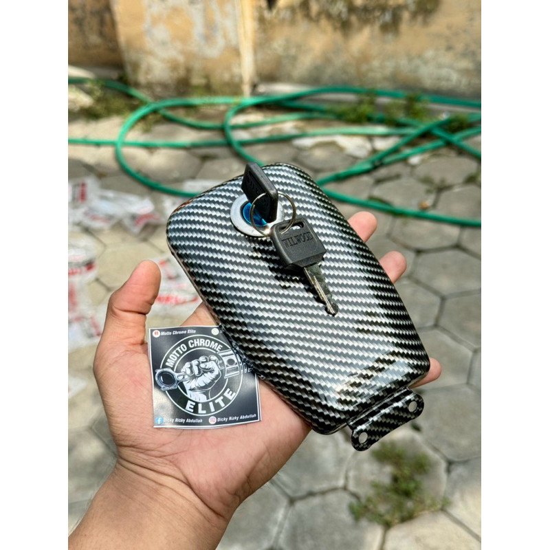[CARBON] TUTUP TANGKI TANKI RX KING CARBON KARBON SET KONTAK PREMIUM