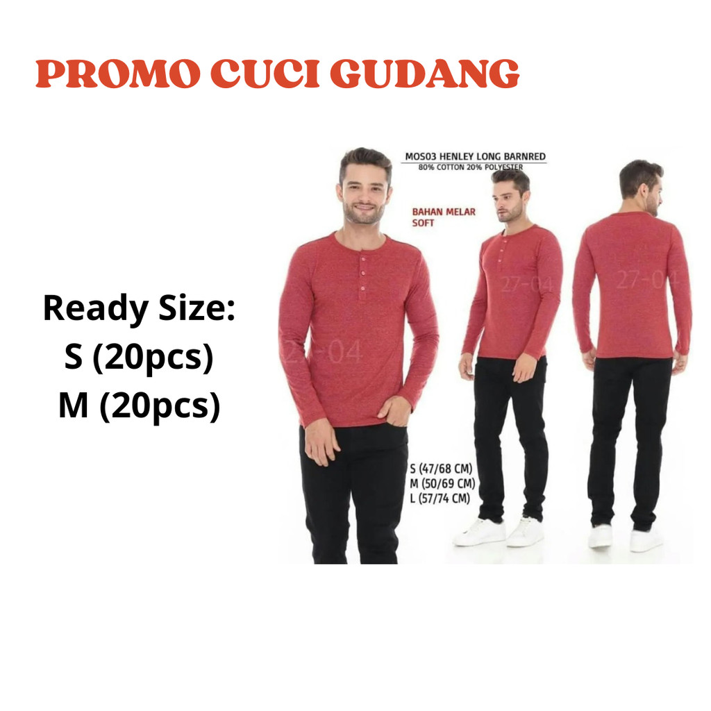 DW084 Kaos Pria Merk Mossimo