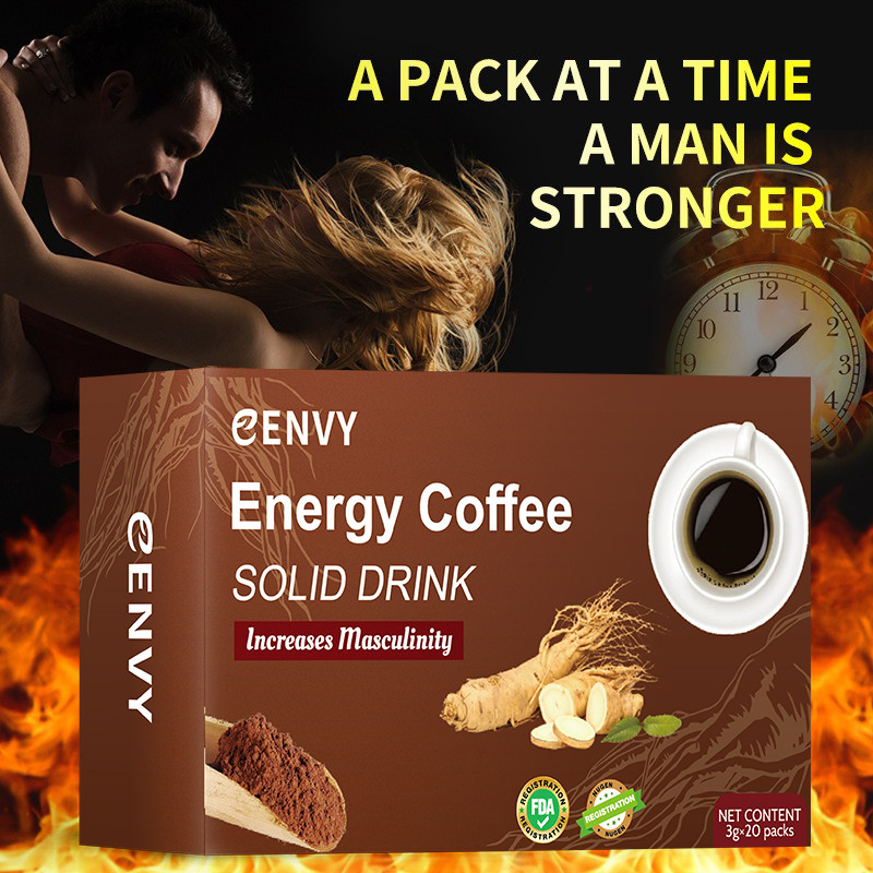 

20 sachet ENVY Kopi Ginseng Stamina Pria Dewasa Kuat Tahan Lama 60 Gram MAX Kopi Ginseng Meningkatkan energi - Kopi ENVY Original (Privasi Aman)