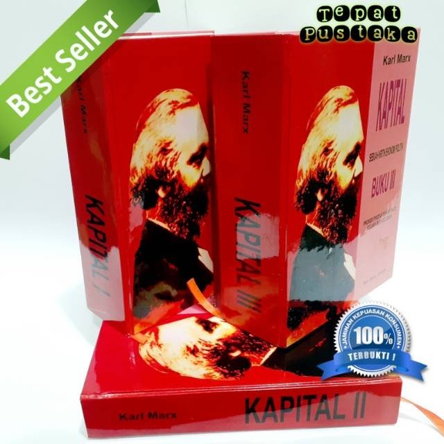 DAS KAPITAL KARL MARX - SEJARAH DAS KAPITAL KARL MARX FULL SETT 123 HARD COVER