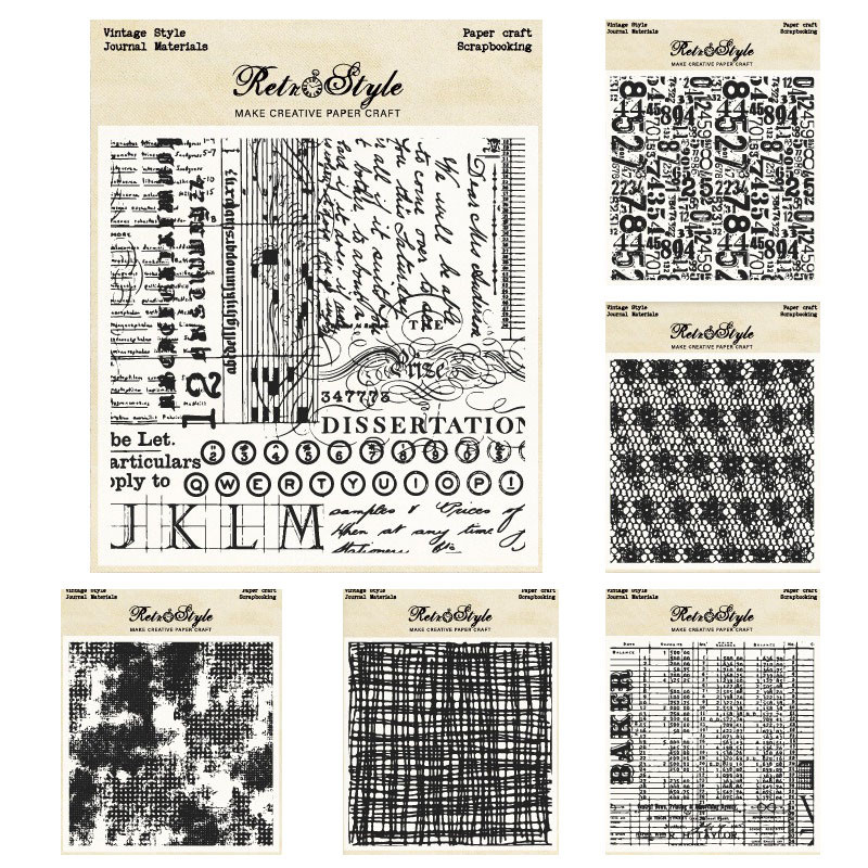 

Retro background base Stamp 2025 Fairy Flowers Clear Stamps for DIY Craft Making Card Scrapbooking Photo Album Decor Sheets