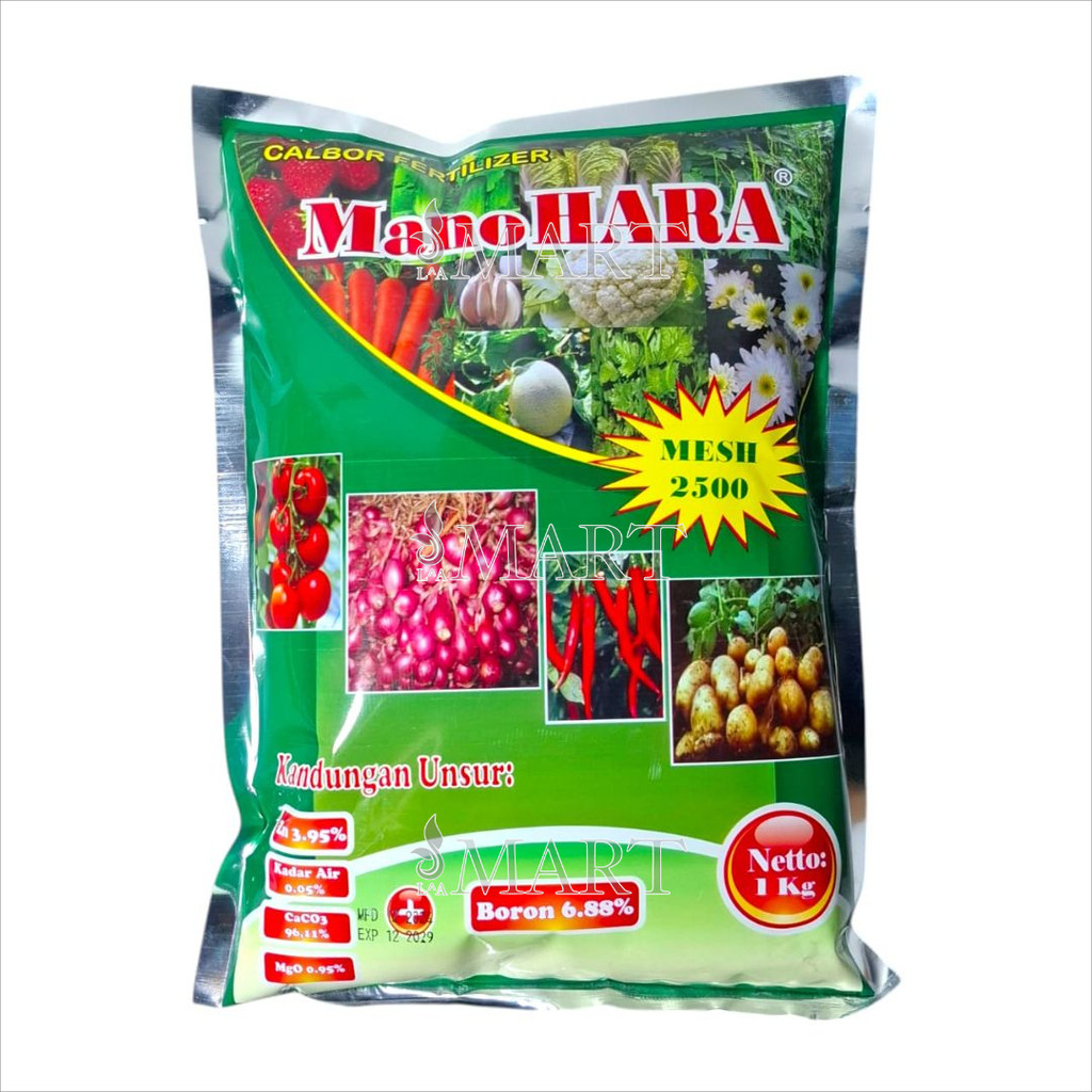 Pupuk MANOHARA 1 Kg Kalsium Boron Kemasan Pabrik