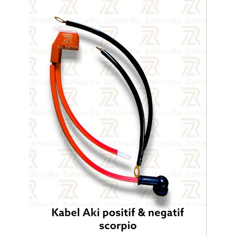 Kabel Aki Accu Postif dan Negatif Yamaha Scorpio Kabel Aki Scorpio  Fullset