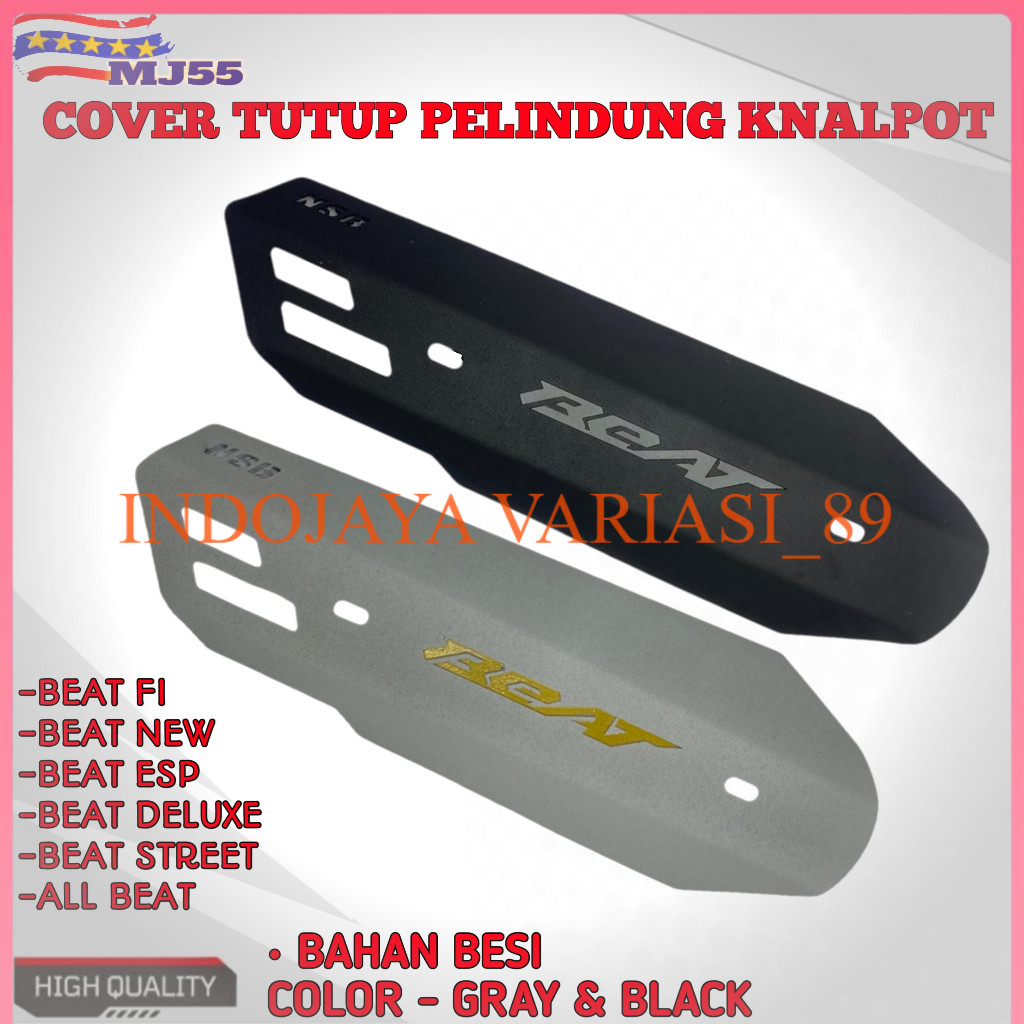 Cover Tutup Knalpot Honda Beat Cover Pelindung Knalpot Beat Fi Beat Esp Beat Deluxe All Beat indojay