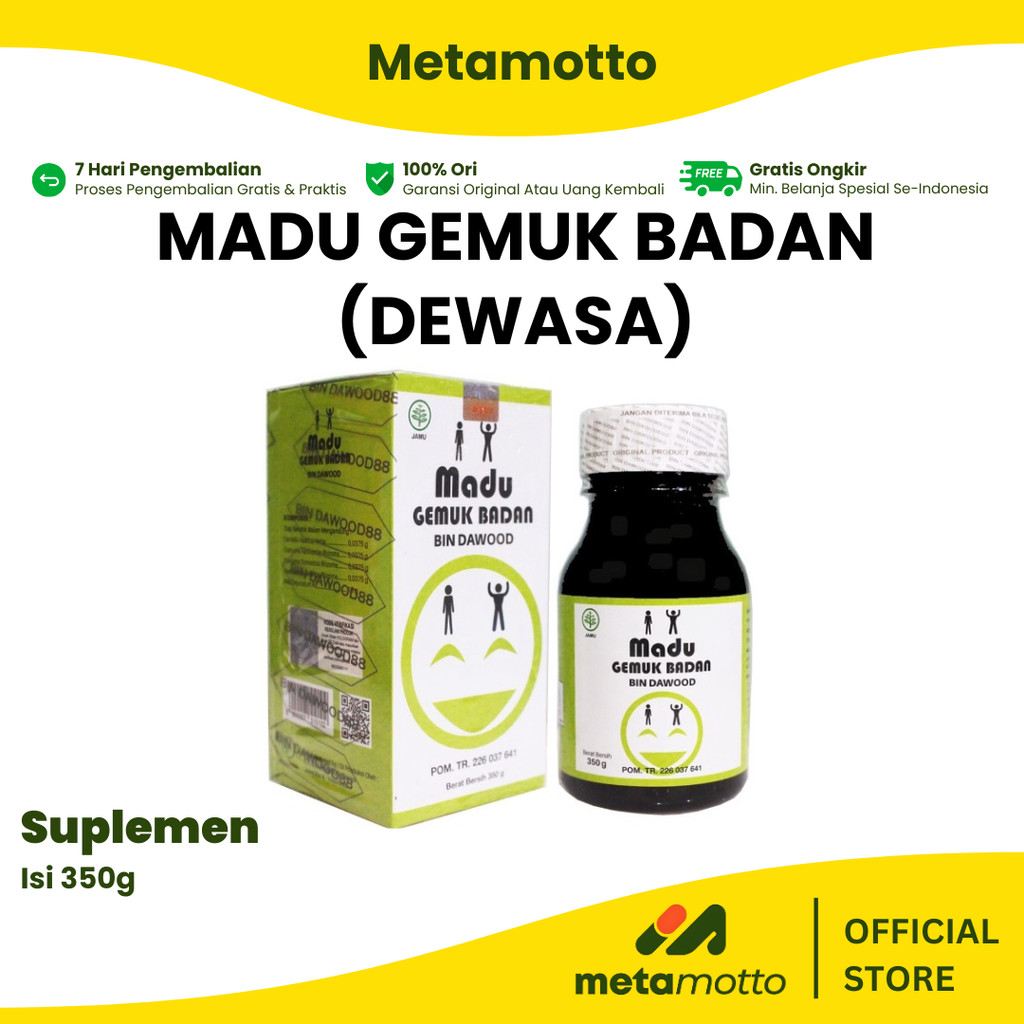 

MADU GEMUK BADAN BIN DAWOOD 350G - Metamotto