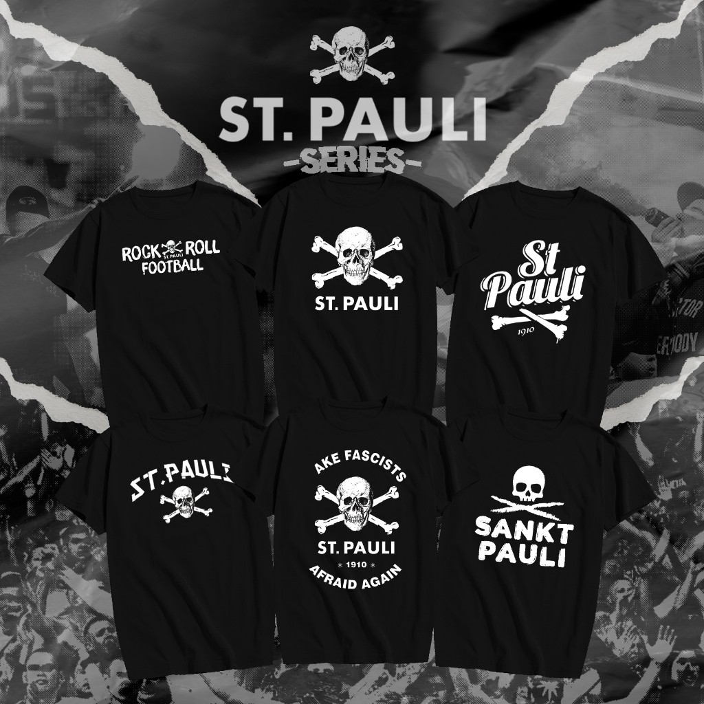 KAOS ST PAULI | KAOS SUPPORTER BOLA | ULTRAS |  HOOLIGAN | SEPAK BOLA | SUPPORTER | BONEK | BOBOTOH 