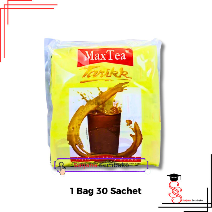 

Max Tea Teh Tarik 25 Gram - 1 Pack 30 Sachet