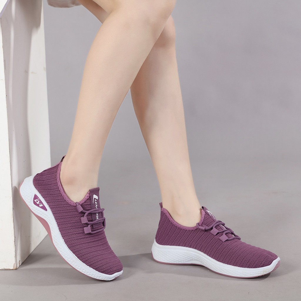 Hmbrg LV0124 Sepatu Sneakers Wanita Sepatu Olahraga Wanita Sepatu Rajut Wanita