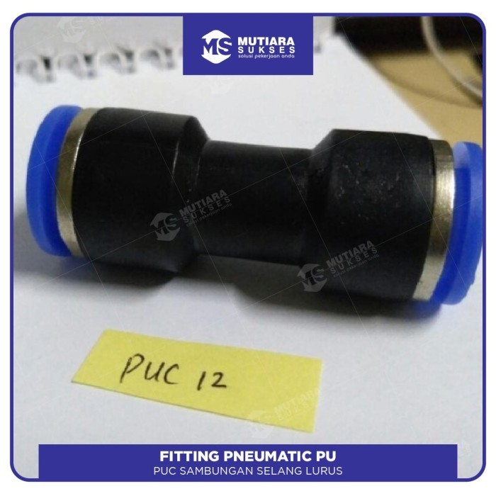 Fitting Pneumatic PU / PUC Sambungan Selang Lurus -  Sambungan Selang Tubing PU PUC