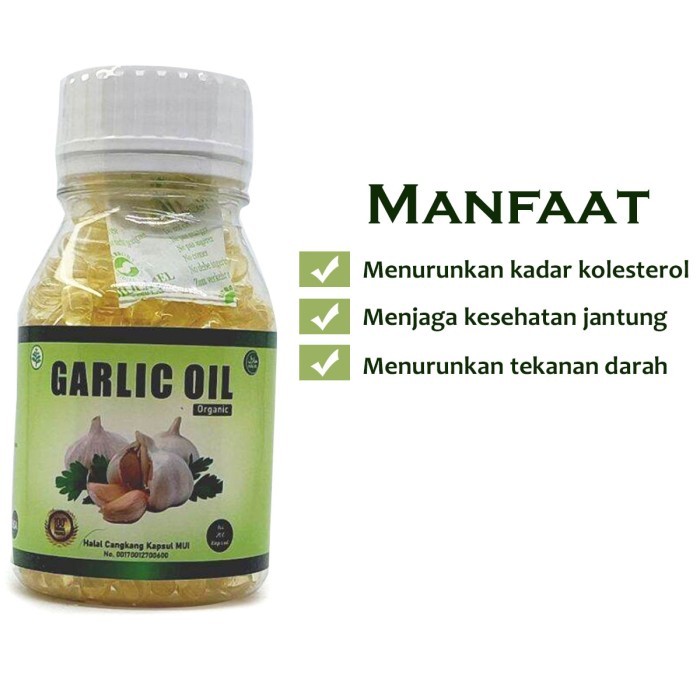 

garlic oil 200 kpsl bawang putih minyak - herbal atasi kolesterol darah tinggi