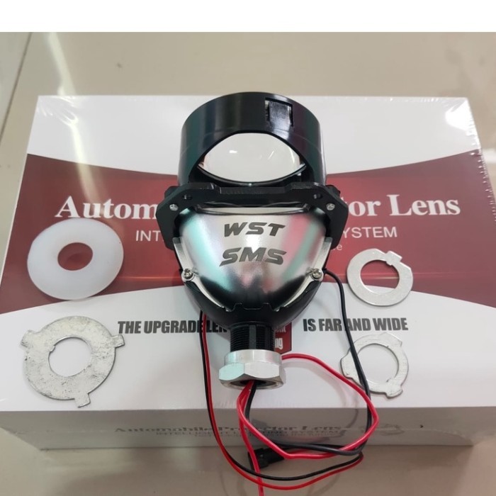 Proji led Biled projector wst SMS 2'5inch Mh1 bluelens BUKAN AES VAHID berkualitas