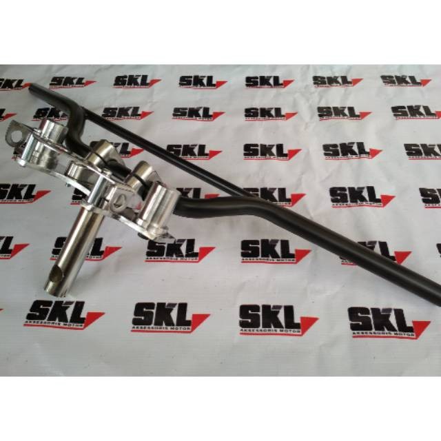 PUJEGANSHOP Dudukan stang matic dan bebek suzuki Include stang trail