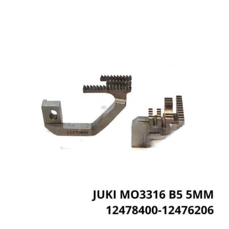 12478400 12476206 JUKI MO3316 Benang 5 5MM Gigi Mesin Jahit Obras