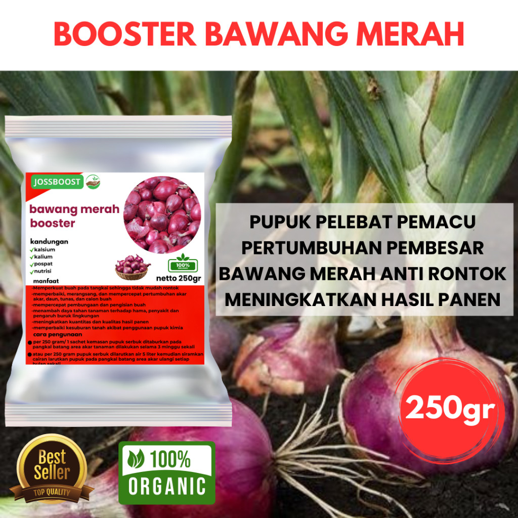 Pupuk Organik Pelebat Bawang Merah Pupuk Khusus Tanaman Bawang Pupuk Booster Bawang Pupuk Penyubur D