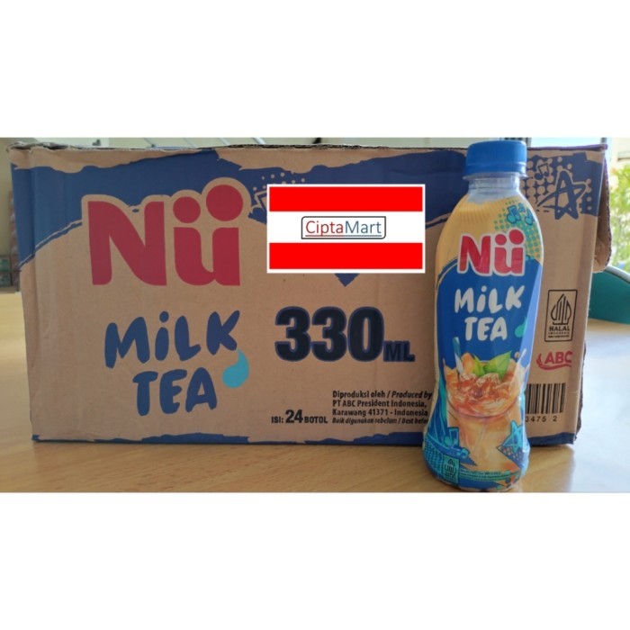 

NU Milk Tea 24x330ml (1 karton) Gojek/Grab Only
