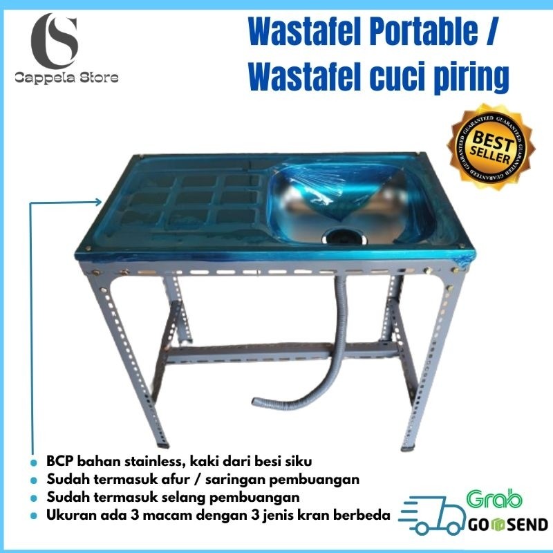 Wastafel Cuci Piring Portable Kitchen Sink Murah / Bak cuci piring