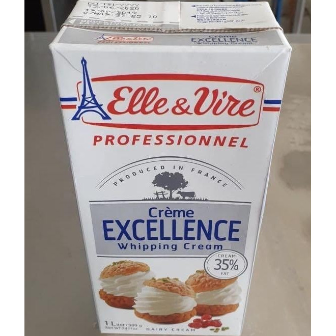 

Whipping Cream Elle / Elle Whipping Cream / Elle Vire Whipping Cream -1 Ltr