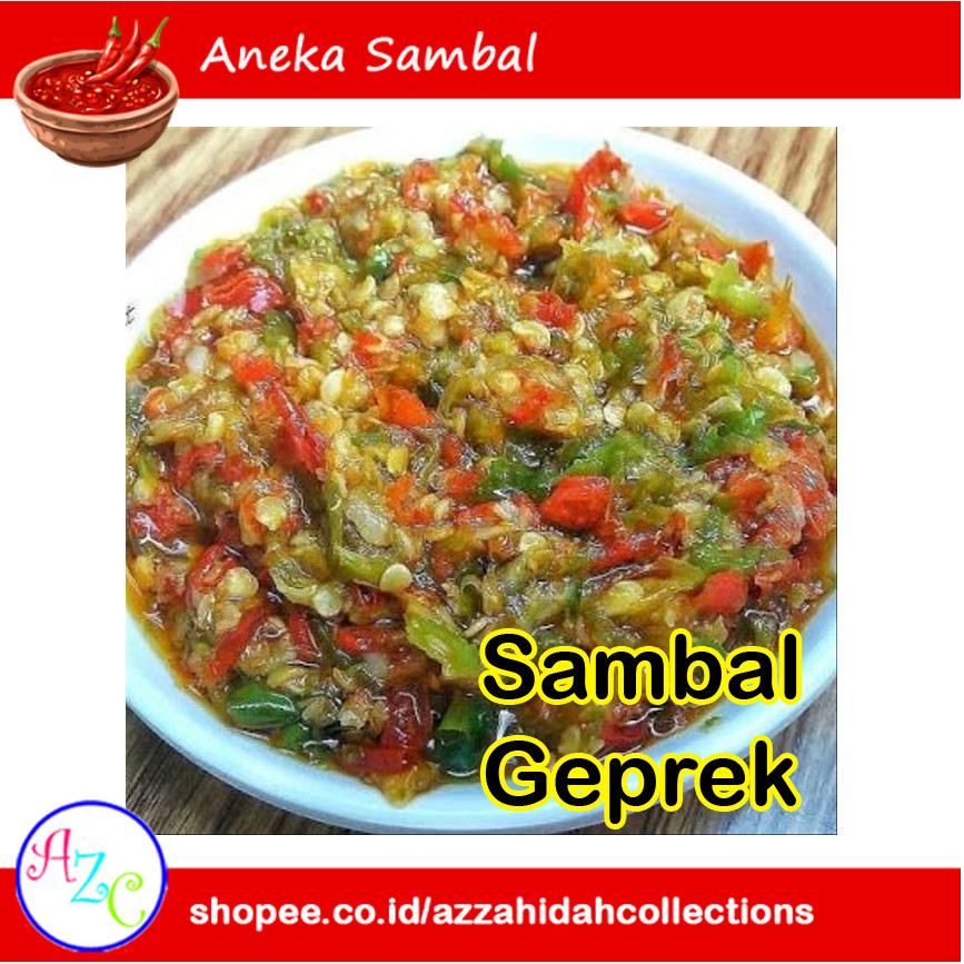 

Sambal Geprek Pedes Nampol Bikin Nagih | Sambal Rumahan (Homemade) - Halal - Tanpa Pengawet azc-ANS