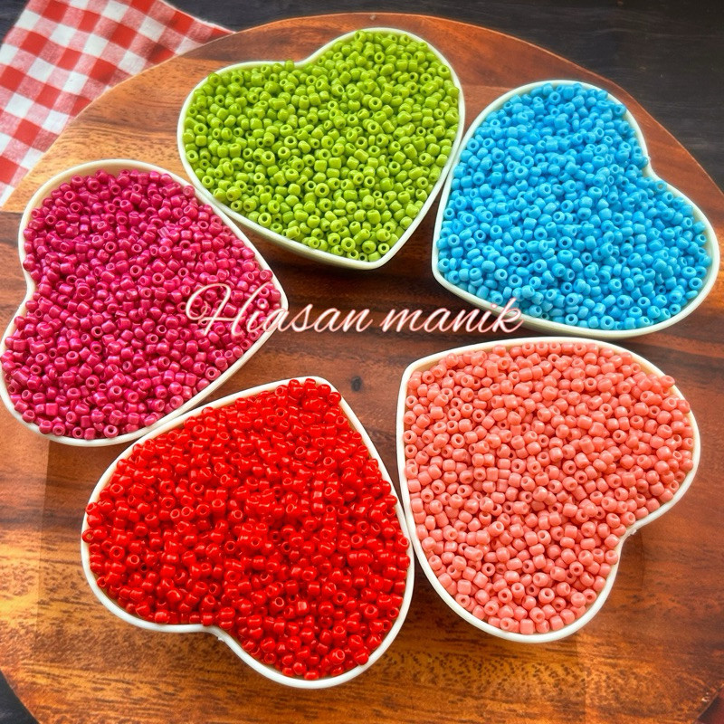 TERMURAH PROMO  15Gram Manik Pasir Payet Jepang 8.0 3mm Manik Monte cincin Atau Gelang