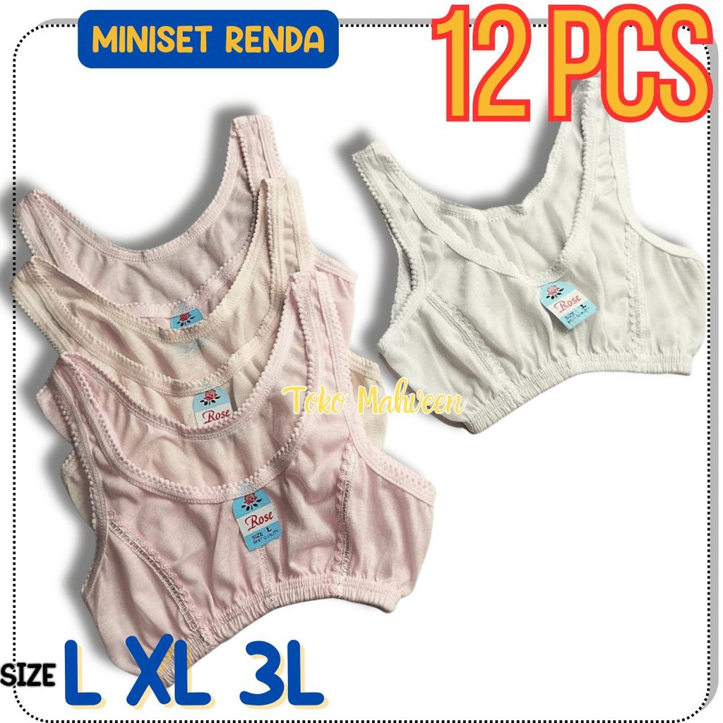 12 PCS BH Miniset Blus Anak SMP SMA Remaja Dewasa Murah Fashion HARGA GROSIR