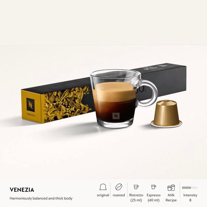 

Nespresso Ispirazione Venezia Coffee Capsule / Kapsul Kopi - 10 caps