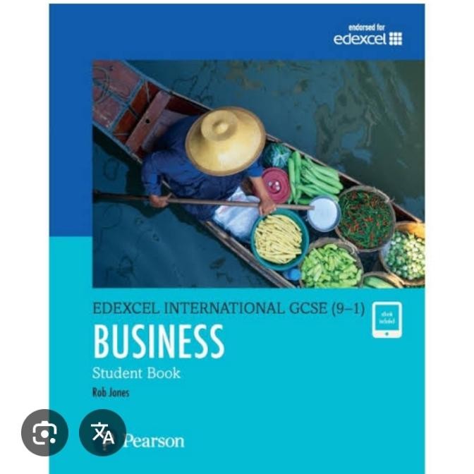 

EDEXCEL INTERNATIONAL GCSE (9-1) BUSINESS STUDENT BOOK