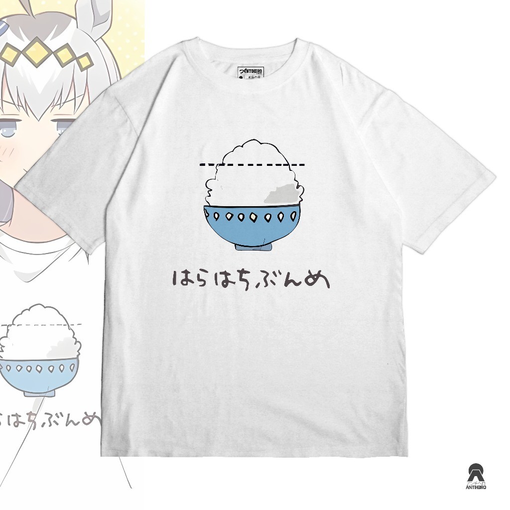 Kaos Oguri Cap Uma Musume Anime Game T-Shirt Cotton Combed 24s Baju Jepang