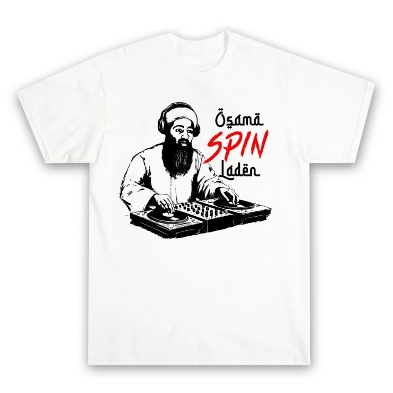KAOS OSAMA SPIN LADEN OSAMA BIN LADEN PARODI | AESTHETIC T-SHIRT