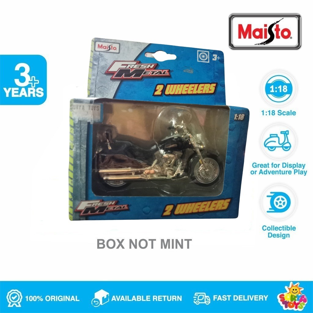 Maisto Harley 1:18 Yamaha Road Star Silverado Static Die Cast