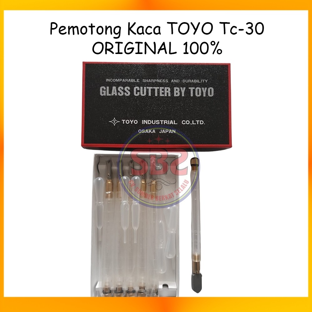 TOYO Pemotong Kaca Toyo TC 30 Asli Alat Pemotong Kaca Original Toyo TC30 Glass Cutter Pisau Kaca