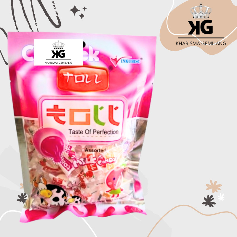 

KG - TOLL CANDY (1 PACK ISI 30 PCS) Permen Manis Susu Milk Lunak Murah Anak Dewasa