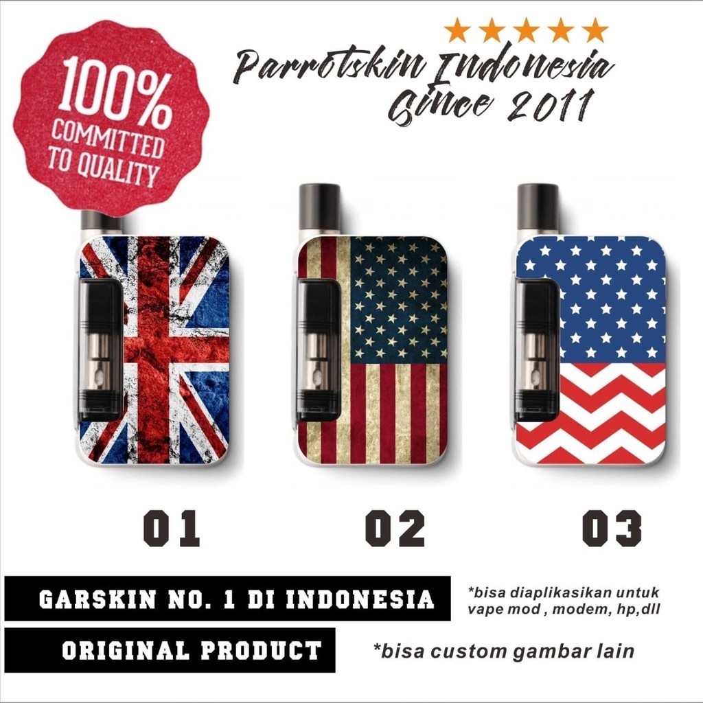 Garskin Skin joyetech exceed grip bendera inggris england Edition