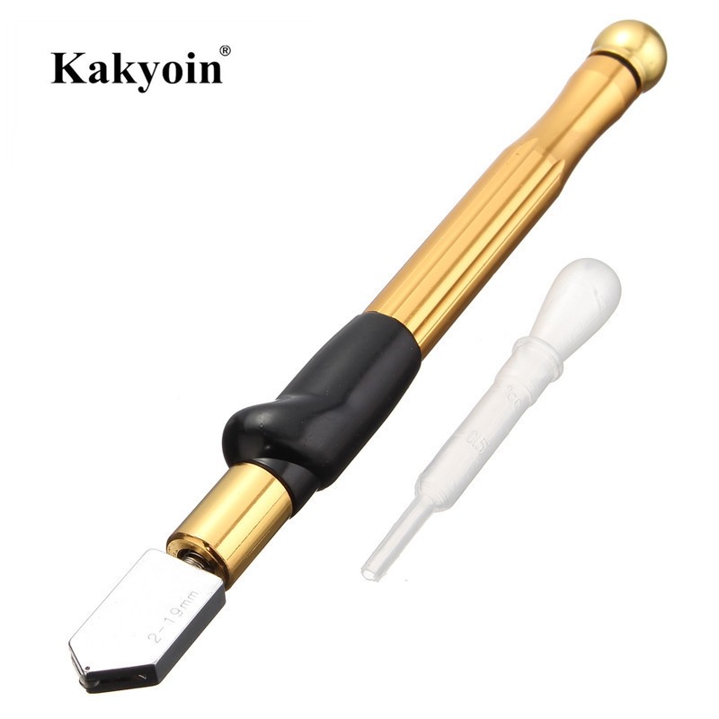 

1PCS Diamond Glass Cutter 2-19mm 175mm Carbonization Tungsten Alloy Glasses Cutters For Hand Tool Glass Cutting