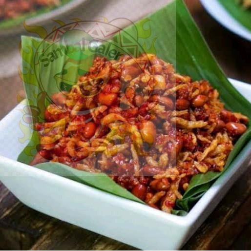 

Teri kacang Balado Pedas Level asli kacang