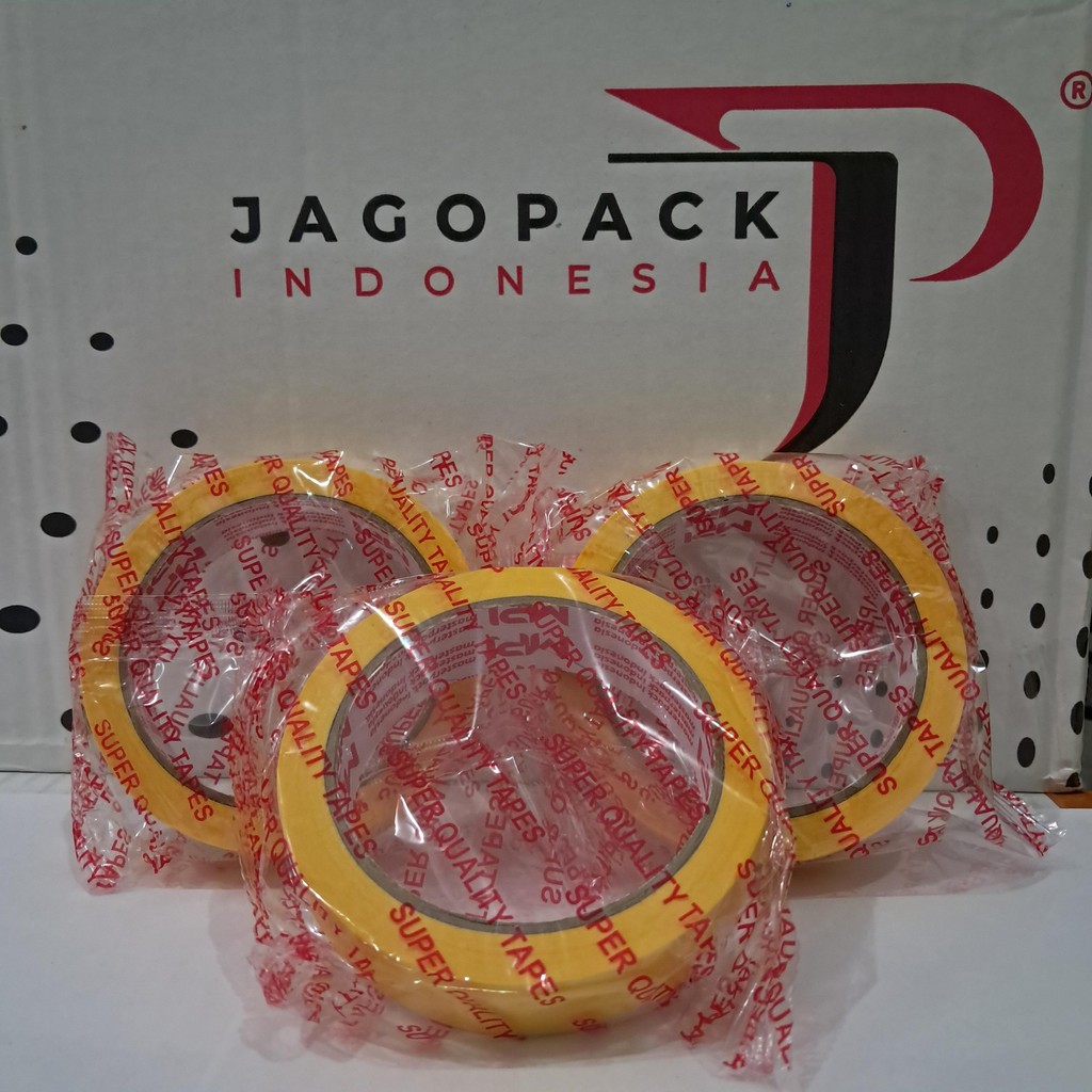 

3 Pcs- MASKING TAPE 24 MM - LAKBAN KERTAS 24 MM