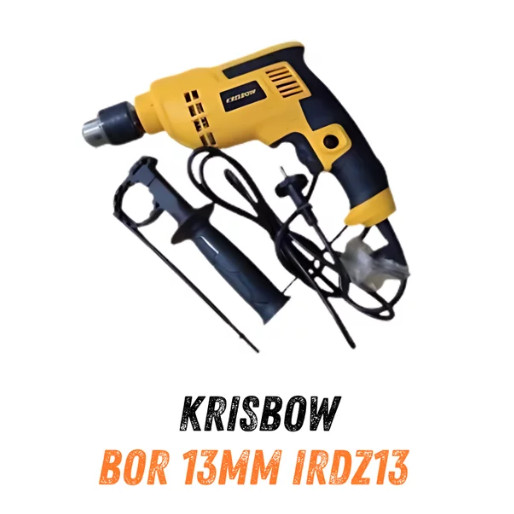 Mesin Bor Tangan Tembok Listrik KRISBOW IRDZ13 13mm Electric Drill 13 mm Bor Beton Besi Kayu Metal P