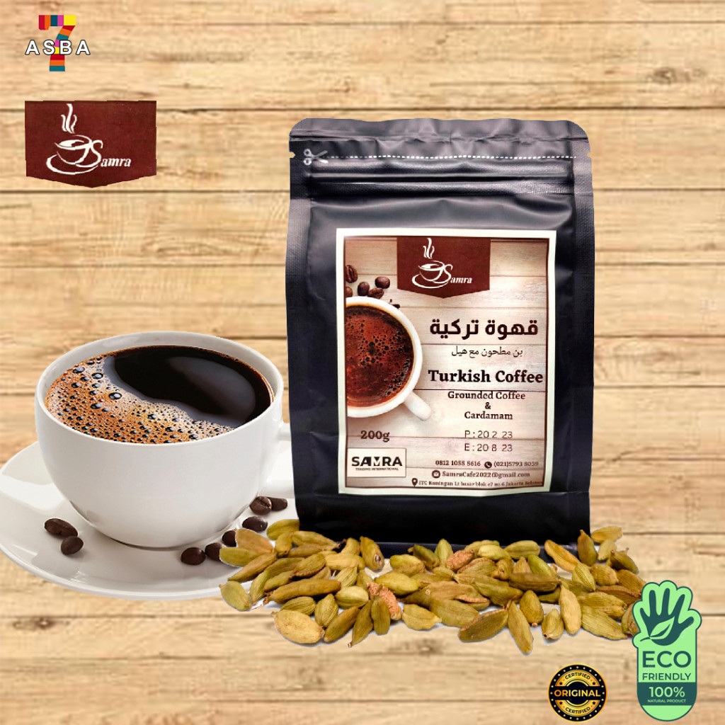 

SAMRA TURKISH GROUNDED COFFEE & CARDAMOM 200 GR