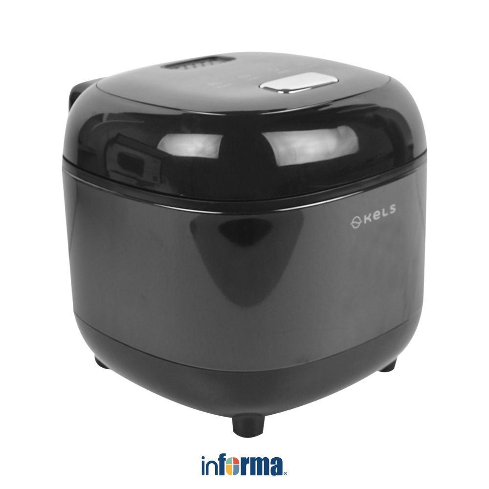 Informa Kels 600 ml Havana Rice Cooker Multifungsi - Hitam Magic Jar Magic Com Penanak Nasi Alat Mas
