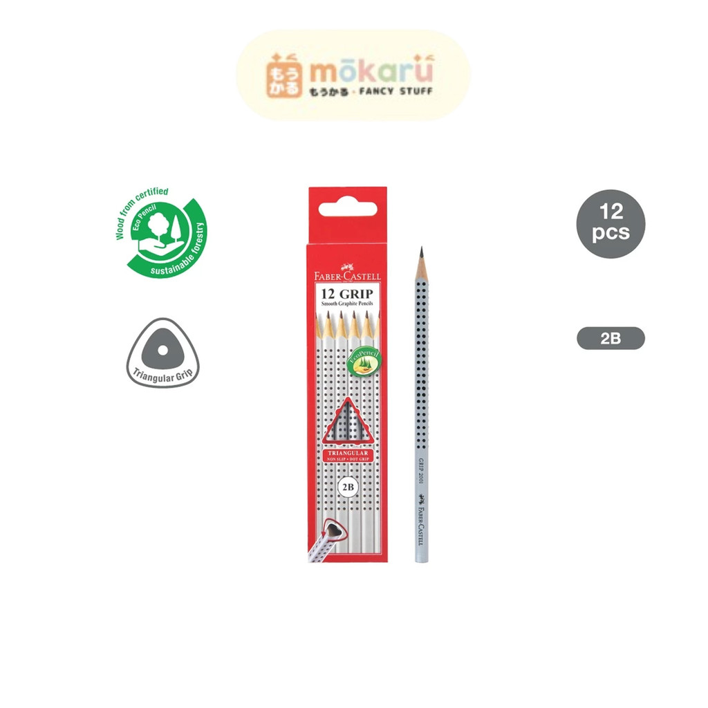 

Faber Castell Pensil Grip 2001 2B Bentuk Segitiga Murah Berkualitas
