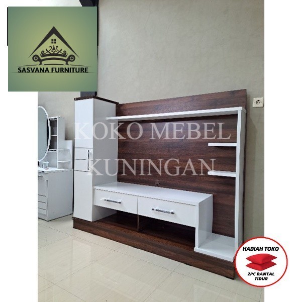 (FREE BANTAL TIDUR) Bufet Tv Minimalis Modern / Meja Tv Astrobox Mars Wu 02 / Buffet Sekat Termurah 