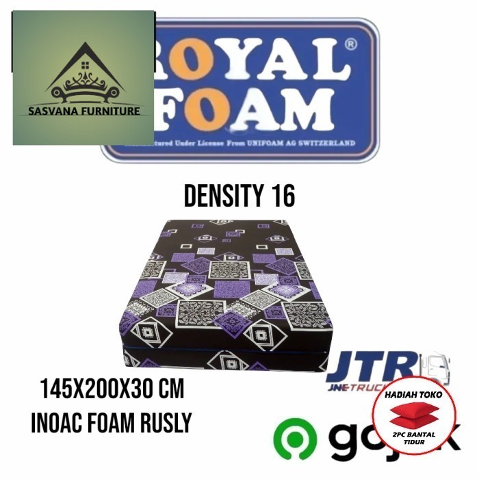 TERLARIS kasur busa royal foam 140x200x30 cm garansi 5 tahun