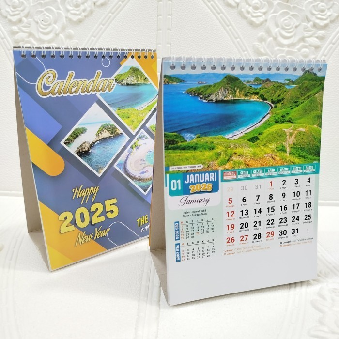 

Kalender Meja Model Tinggi / vertical Gambar Pemandangan