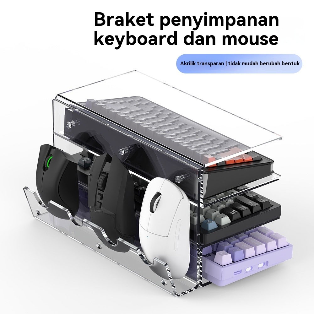 Rak display keyboard mekanis keyboard braket multi-level rak lemari penyimpanan mouse rak lemari dis