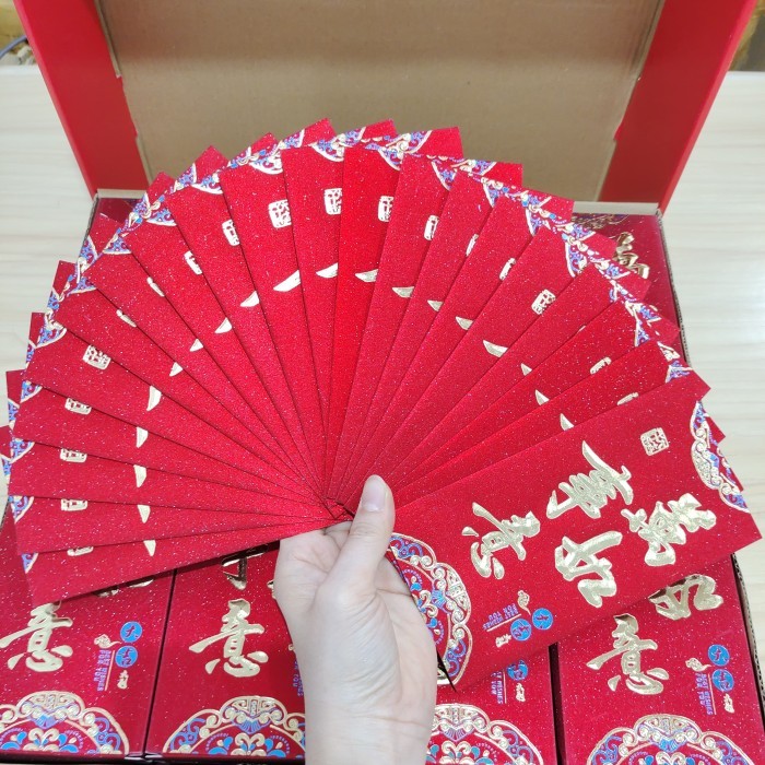 

Angpao Sincia /Angpau Imlek /Angpau Panjang&Pendek /Perlengkapan imlek - SX19-06 isi 20