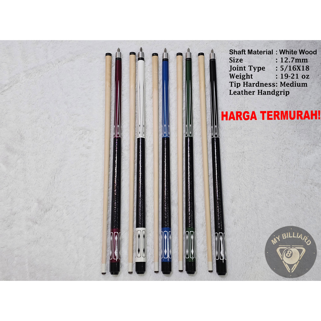 bestpromo billiard cue stick shaft archer grip stik biliar murah cue