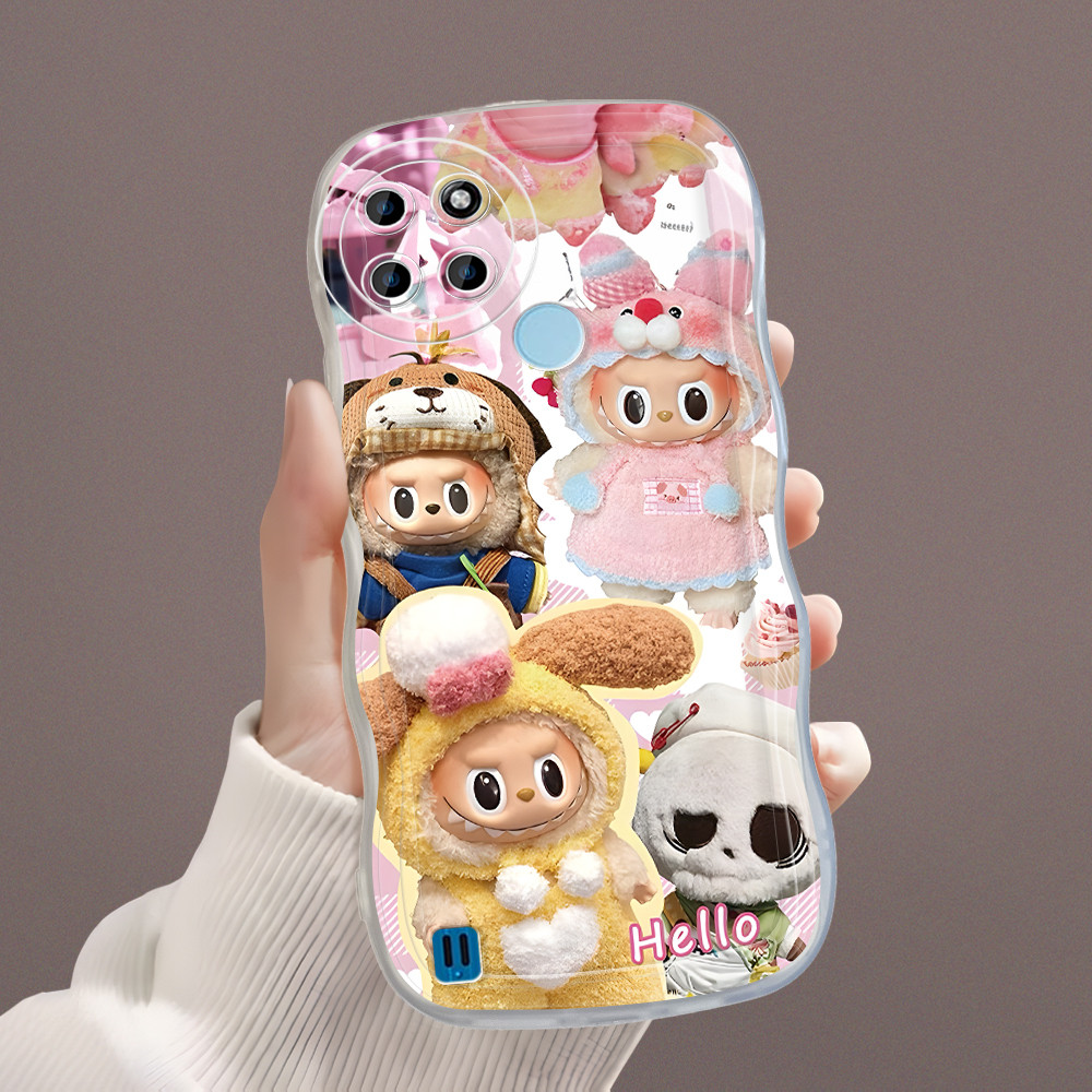 Realme C21Y C25Y Case Softcase Casing Hp Kesing Soft  Kartun Lucu Cassing Labubu 4839