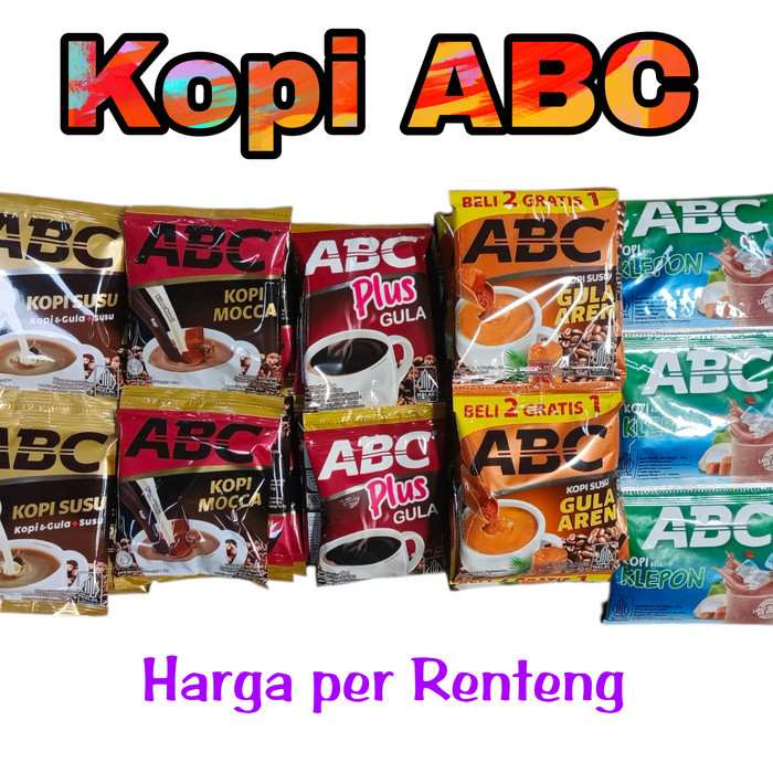 

SEMUA kopi ABC susu mocca gula klepon 18 - 31gr