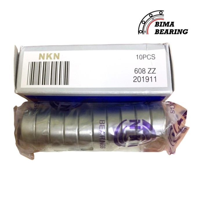 Bearing 608Zz 608 Zz Tutup Besi Nkn Laher 8X22X7 Lahar Motor Dinamo Ori